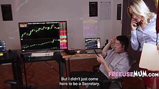 Sluts of wall street fucking at work!