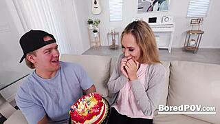 Simple gifts from family for birthday POV