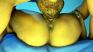 couple worships tight shaved pussy until anal orgasm