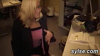 Teen 18yo undergoes casting with exhibitionist milf in public threesome