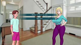 Sexnote part 6: the cartoon parody where the teacher and classmate play the game with big tits