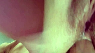 Emotional play with wife's ass and pussy