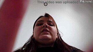 this milf with strapon intensely pulls levers to make you submit in femdom humiliation