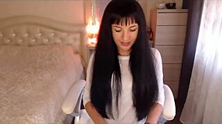 Does Little Titty Brunette Tamarra Roman Strip Hot Pants For Pussy Pleasures?