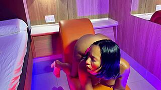 latina slut takes monster cock from roommate in dorm