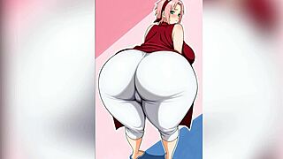 Sakura flaunts her big ass in raw, uncensored manner