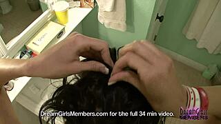 Invited To Private Bathtub Moments With Tanned Brunette's Tight Shaved Pussy