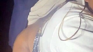 sexy bbw sucks dick and gets fucked in creepy dark forest