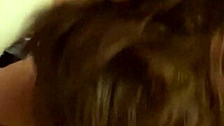 Sexy MILF performs intense deepthroat blowjob in POV