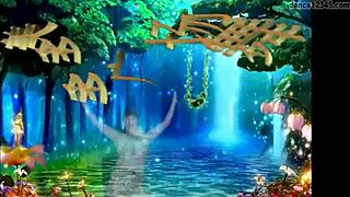 ป้าแก่จีนเต้นในหมู่บ้าน