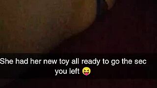 Real snapchat story where cheating richelle rose begs for creampie fun