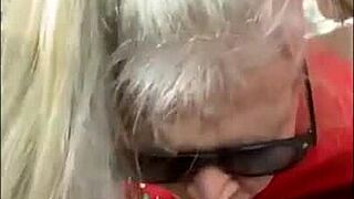 Hot mature milf sucks her best friend's big cock