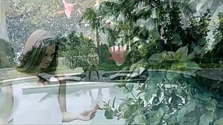 jenna j ross squeezes her nipples while cumming.