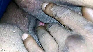 fat wife sucking and fingering pussy at rest stop