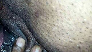 fat wife sucking and fingering pussy at rest stop