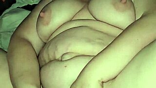 Pregnant MILF Spreads Pussy and Ass for Camp Sex with Big Tits