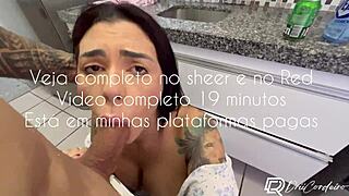 I fucked my naughty maid hard in the kitchen