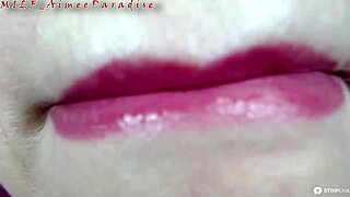 A Depraved Mature Bitch With Purple Hair And Big Tits Masturbates On Webcam