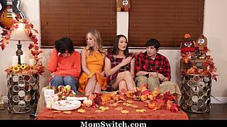 Boys Learn Hormone Control From Each Other's Stepmom In Orgy.