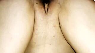 Caught wife getting assfucked on tape