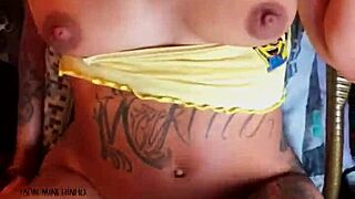 Morena Gostosa Gets Her BIG TITS And ASS FUCKED By MONSTER COCK On Rocking Chair