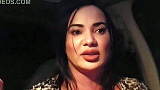 Big Pussy Brunette Excites Driver In Car Rides