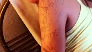 Morena Gostosa Gets Her BIG TITS And ASS FUCKED By MONSTER COCK On Rocking Chair