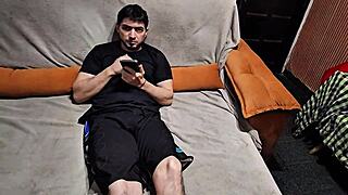 Stepmom spies on stepson!