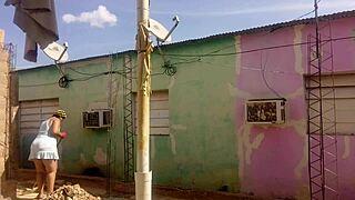 Neighbor Can't Resist Big Ass