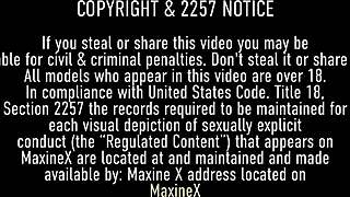 マキシンXが言う、俺のアジアンミルフオーガズムをBDSMプレイで感じて