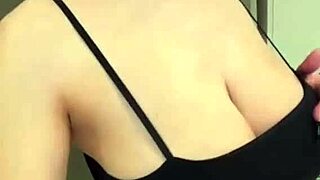 Slender Stepmother Reveals Milky Tits And Licks Nipples