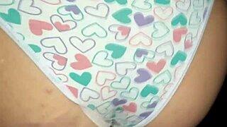 cuckold wife getting cumshots on panties with karina lucas