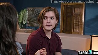 careful milf stepmom penny barber teaches stepson and teen gf big tits threesome