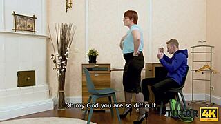 Tutor4k Pretty Tutor Forgets Lesson Copulates Student