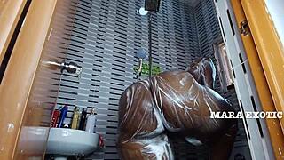 Shower Time With Fat Onion Booty Milf Mara Exotic