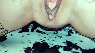 Skinny couple filming hot passion porno with riding cowgirl natural tits pov