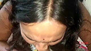 Dirty cum in mouth and dirty blowjob give indian desi kavita bhabhi, homemade friend roleplay mommy roommate couple skinny mother in law dirty talk.