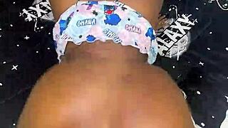 my stepsister invites me to record homemade video