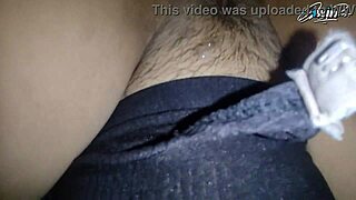 real close up of fucking stepmom's hairy pussy amateur style