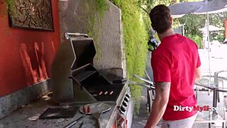 Ebony Milf Cali Sweets Fucks Step Son