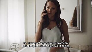 my stepmom looks hot and tempting in spanish sub