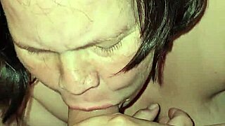 i observe the mature woman engaging in oral activity intensely