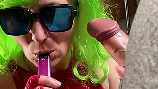 Milf Bent Over Gets Cum Covered In Close Up Wet Pussy Sex Fetish