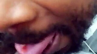 Feeling the close up pussy licking intensely