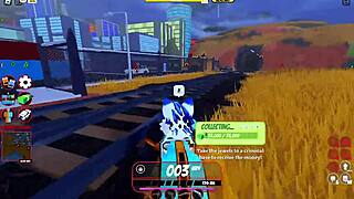 Intense Cop Blowjob During Roblox Jailbreak Gameplay