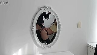 Big cock TRV fucks me with thong on and barefoot. Busty big ass latina brunette in fetish princess tattoo.