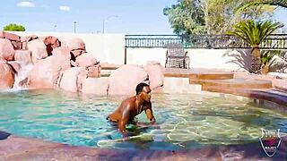 Helena Price Gets ANAL By Pool And Spermed