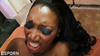 I see this gorgeous black milf needs a big cock