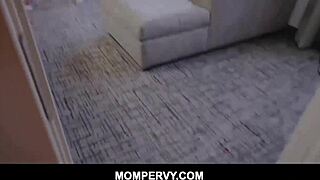 hot brunette big ass yoga step mom takes s cock inside her tight pussy in doggystyle position pov - abby lee brazil