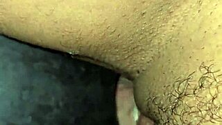 The guy behind the gloryhole couldn't make me cum, so I asked my husband